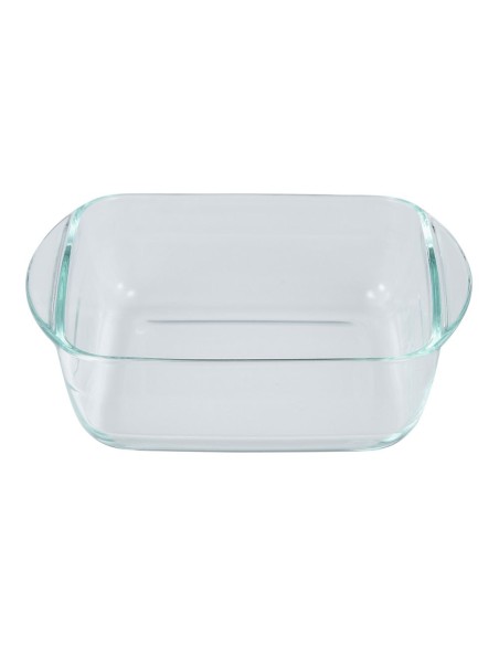 Fuente cuadrada de vidrio de borosilicato, para horno, experto, 1 l, 19,7 x 16,8 x 5,6 cm