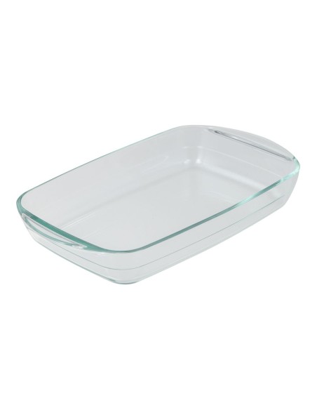 Fuente rectangular de vidrio de borosilicato, para horno, experto, 2 l, 32,5 x 20,2 x 5,2 cm