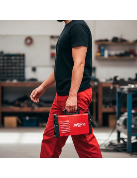 Equipo soldador, inverter, practico 200 ld 32a, 33 x 13 x 20 cm