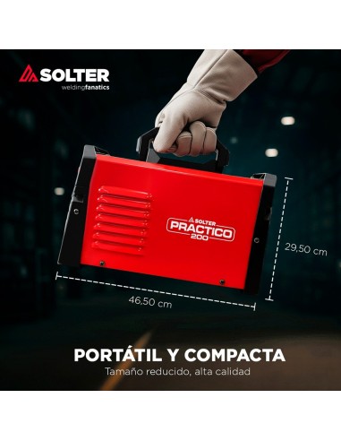 Equipo soldador, inverter, practico 200 ld 32a,...