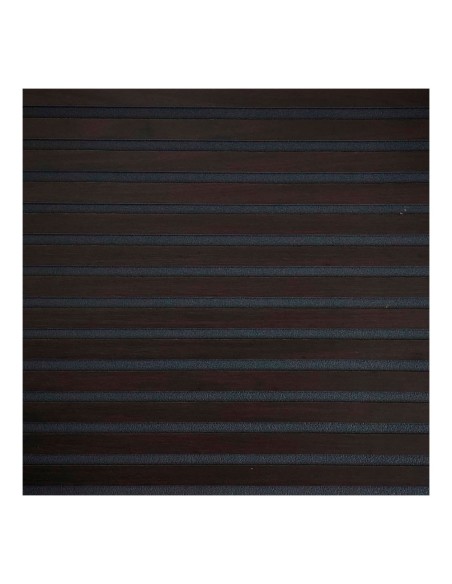 Revestimiento autoadhesivo 3d, color roble ahumado con fondo de fieltro gris antracita, loseta de 58×58cm, 6 unidades