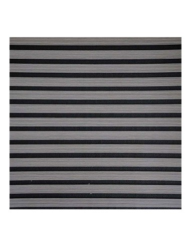 Revestimiento autoadhesivo 3d, color roble gris con fondo de fieltro gris antracita, loseta de 58x58 cm, 6 unidades