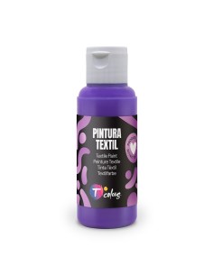 Pintura textil violeta, 80 ml