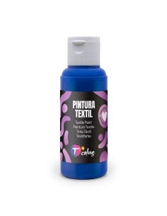 Pintura textil azul ultramar , 80 ml