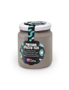 Pintura efecto tiza gris humo, 175 ml