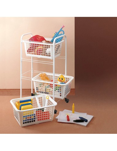 Carrito multiuso con 3 cestos, san diego,...