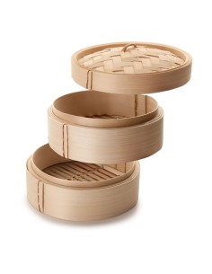 Vaporera de bambú, ø26 cm 2