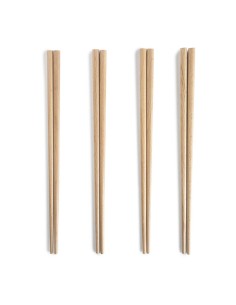 Palillos chinos de madera, 24 cm, 8 uds