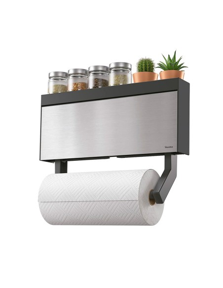 Triple dispensador de pared para rollos, tango, 38 x 6 x 17 cm