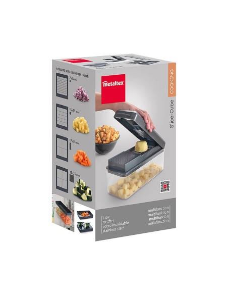 Cortador y rallador de verduras, slice- cube, 23,5 x 10,5 x 14 cm