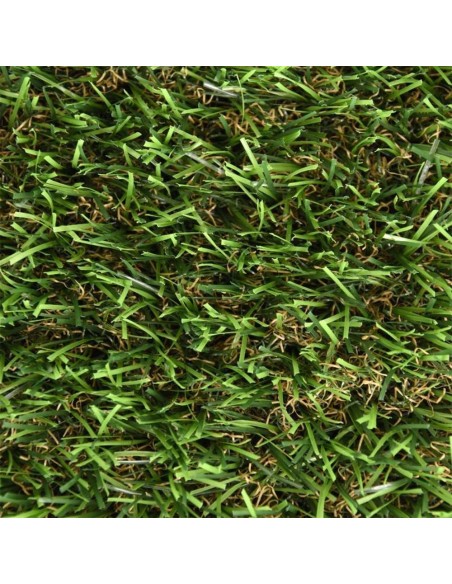 Césped artificial verde 40 mm, modelo otoño, 1 x 5 m
