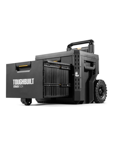 Caja de herramientas con ruedas de 2 cajones...