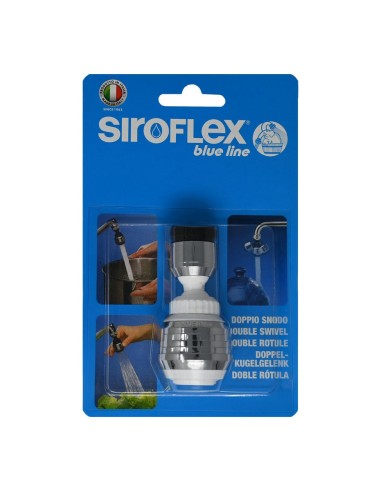 Atomizador doble función, cromado-blanco, blue...