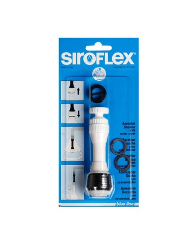 Atomizador-ducha con economizador, blanco y...