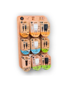 Expositor eko cargadores 27 productos, 34 x 15 x 58 cm