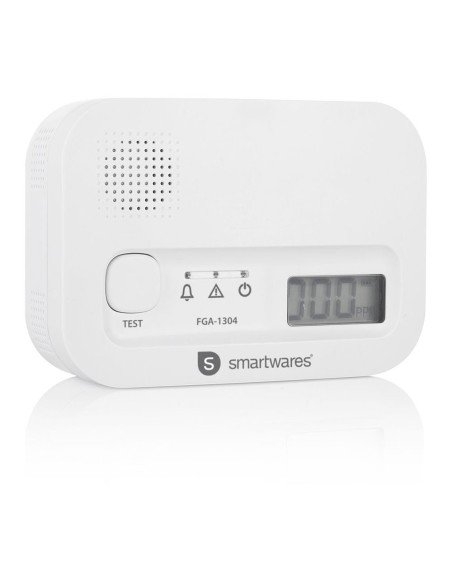 Detector blanco de monóxido de carbono, 85 db