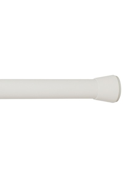 Barra extensible multiuso a presión sin taladro, blanca, ø2,8 - 2,5 x 140 - 250 cm