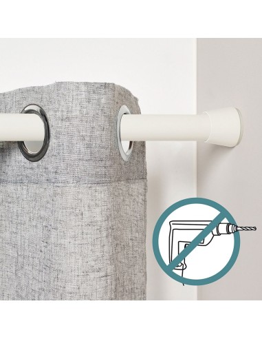 Barra extensible multiuso a presión sin...