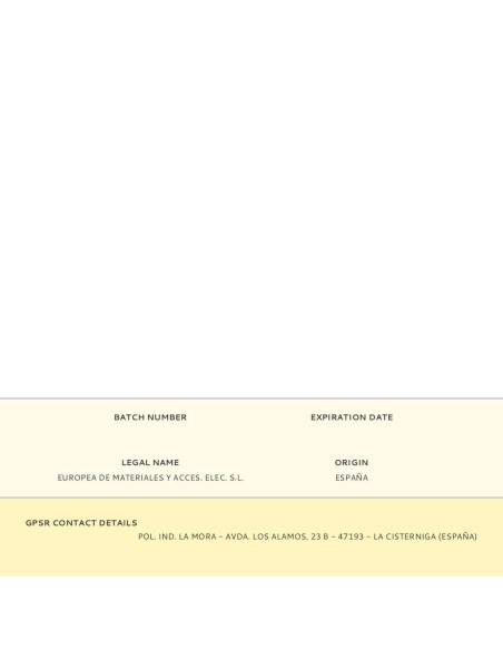 Recambio tapa cristal para 76684