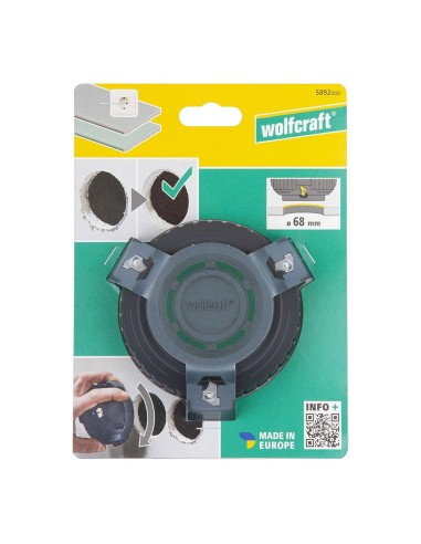 Avellanador de canto para placa de yeso, ø68 mm