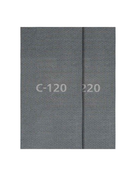 Hojas de lija 115 x 280 mm, 2 x grano 120 + 2 x grano 220