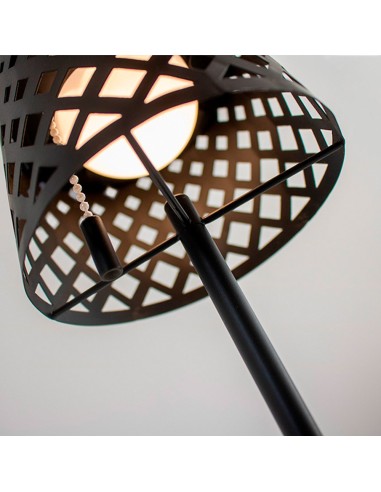 Lámpara solar de sobremesa negra gretita, ø12 x...