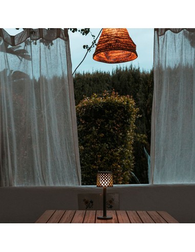 Lámpara de sobremesa antracita gretita, ø11,7 x...