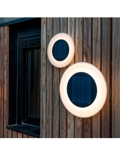 Aplique led solar wally 27, blanco, ø27 x 5 cm 2