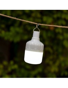 Bombilla led portátil recargable, blanca, 500 im, lp44, 2 uds