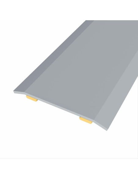 Junta de acero para mismo nivel, 40 x 3,5 mm, adhesiva, flooring, inox, 83 cm