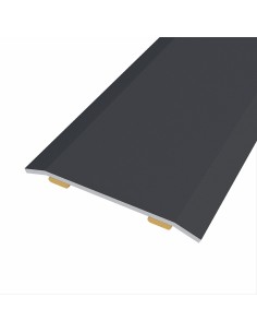 Junta de acero para mismo nivel, 40 x 3,5 mm, adhesiva, flooring, negra, 83 cm