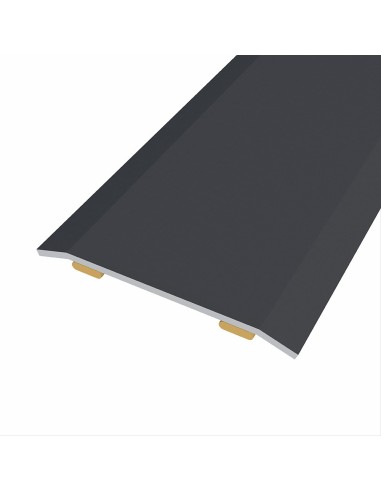 Junta de acero para mismo nivel, 40 x 3,5 mm, adhesiva, flooring, negra, 83 cm