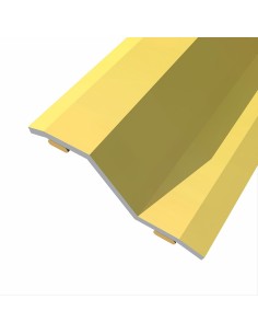 Junta de acero para desnivel 8-14 mm, adhesiva, flooring, dorada, 83 x 3,6 cm