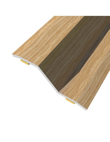 Junta de acero para desnivel 8-14 mm, adhesiva, flooring, lillooet, 166 x 3,6 cm