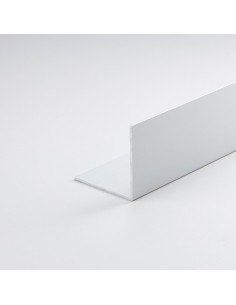 Perfil bricolaje angulo aluminio plata 1000 x 15 x 15 mm