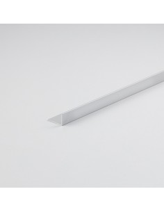 Perfil bricolaje ángulo l aluminio plata 1000 x 20 x 10 mm