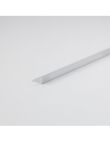 Perfil bricolaje ángulo l aluminio plata 1000 x 40 x 15 mm