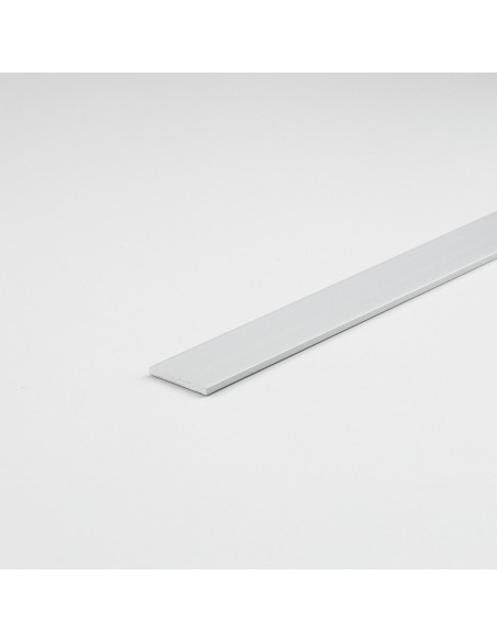 Perfil bricolaje pletina aluminio plata 1000 x 25 x 2 mm