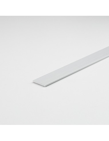 Perfil bricolaje pletina aluminio plata 1000 x 30 x 2 mm