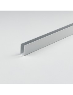 Perfil bricolaje u aluminio anodizado 1000 x 10 x 15 mm