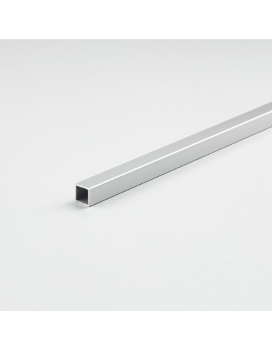 Tubo cuadrado aluminio anodizado 1000 x 20 x 20 mm