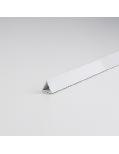 Perfil junquillo triangular pvc blanco 1000 x ø12 mm
