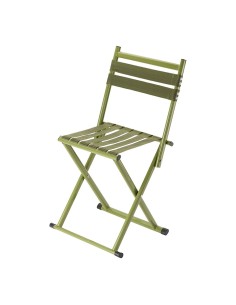 Silla plegable travel verde, 30 x 30 x 70 cm