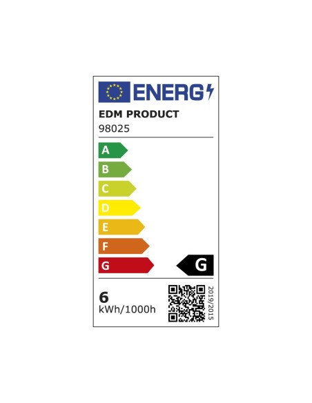 Bombilla esférica led p45 e27, 6 w, 500 lm, 3cct, ø45 x 88 mm