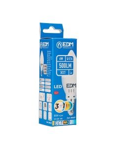 Bombilla vela led b35 e14, 6 w, 500 lm, 3cct, ø35 x 106 mm 2