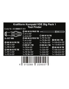 Destornilladores vde, kraftform kompakt big pack 1, juego 26 piezas 2