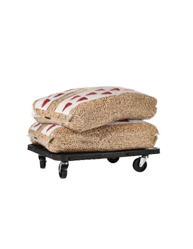 Plataforma con ruedas, 580 x 380 x 120 mm