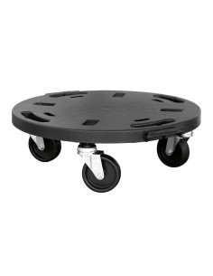 Plataforma con ruedas, ø400 x 125 mm