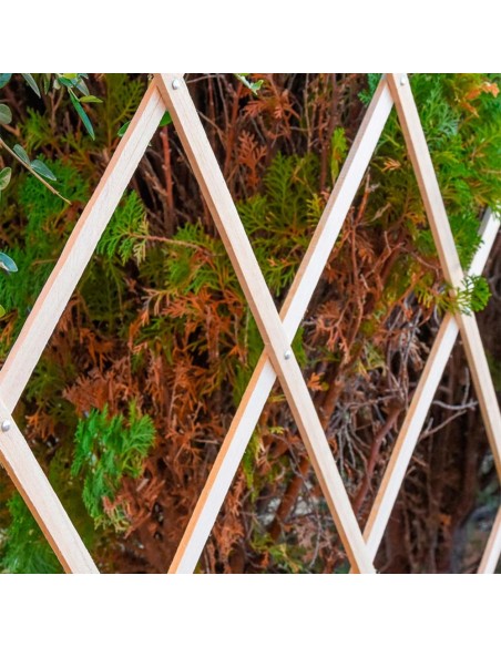 Celosía de madera extensible, 120 x 180 cm