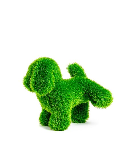 Figura de césped, perro patita, 24 x 35 x 35 cm